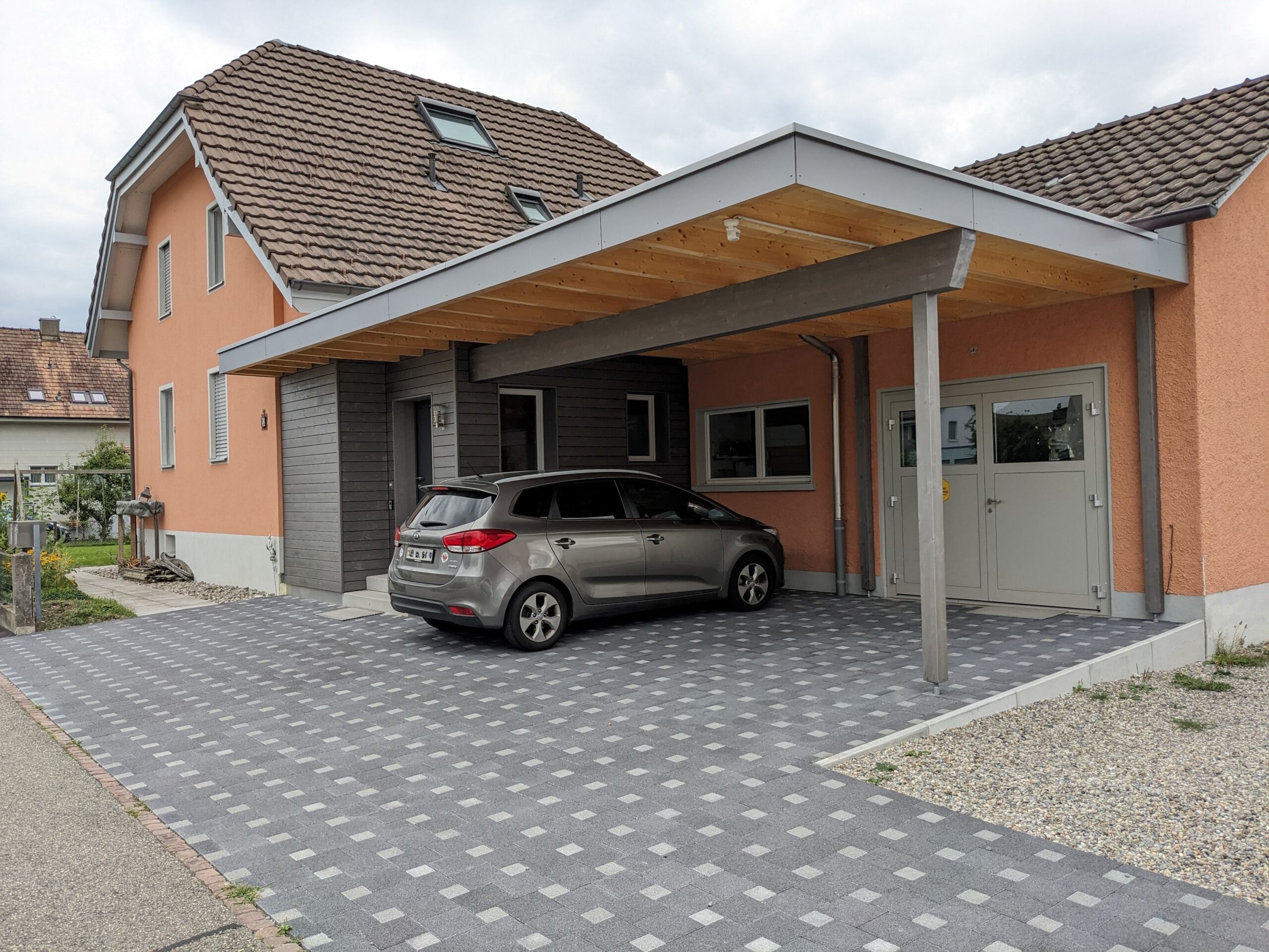 Anbau Carport 1